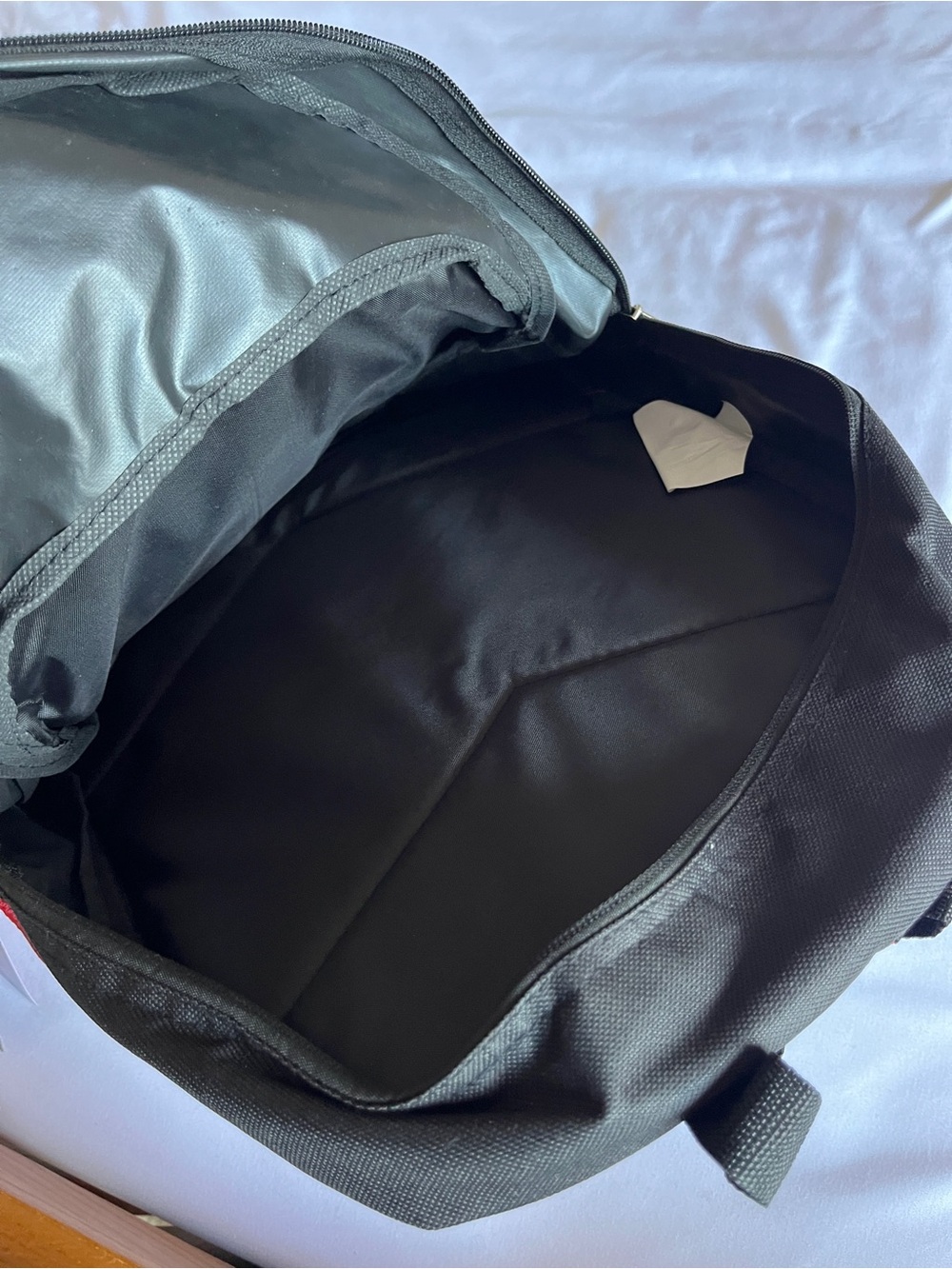 Trailmaker Backpack Black Red Camo Multi-Pocket 600D Padded School Book Bag New - Picture 7 of 16